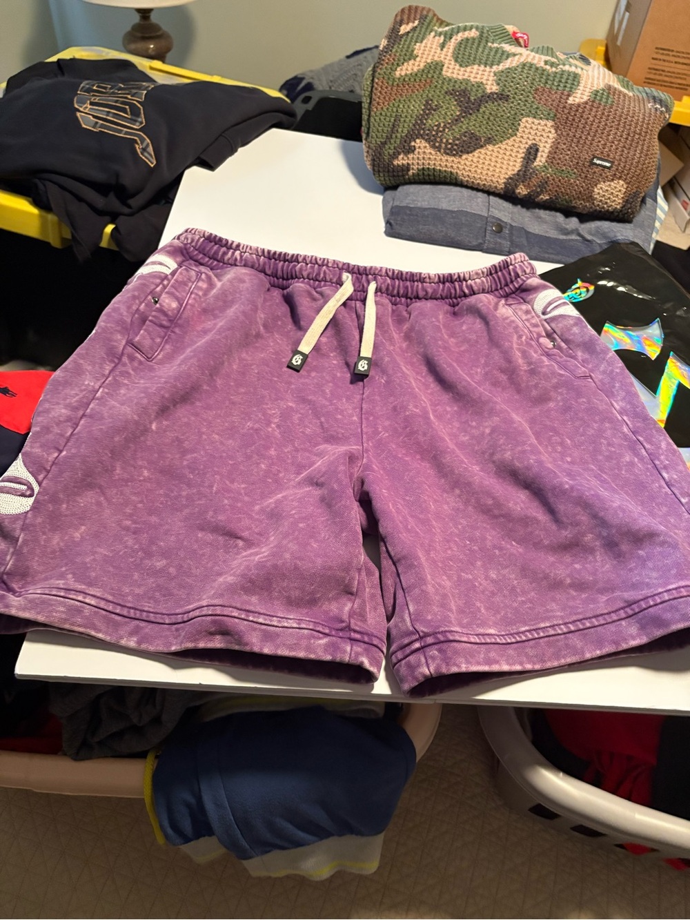 Men's Athletic Shorts in Deep Magenta XXL, incredibly comfy and soft